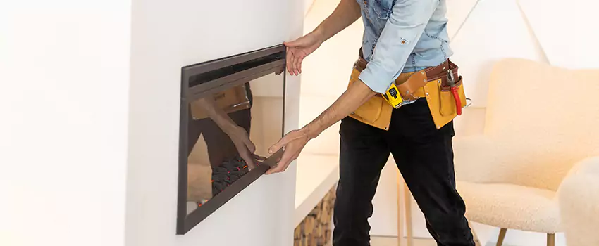 Metal Fireplace Installation in Westchester, Illinois
