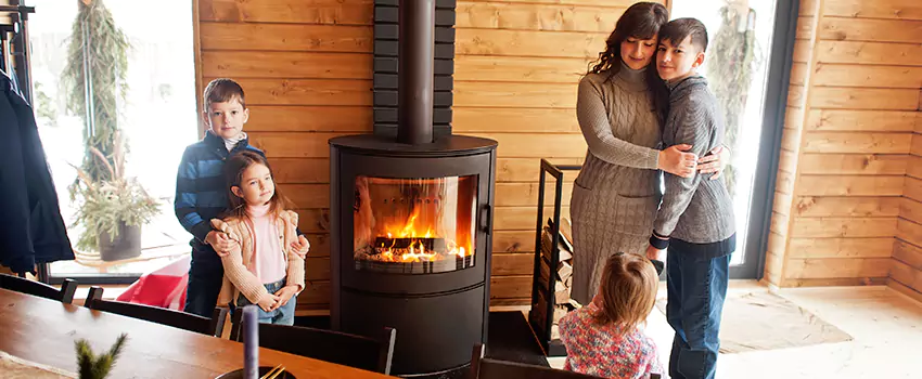 Morso Cast Iron Fireplace Insert Installation in Westchester, Illinois